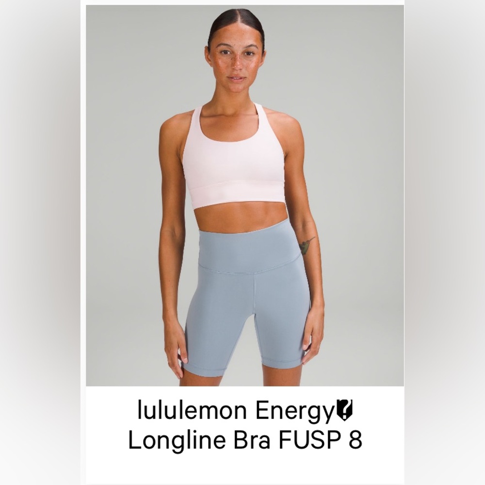 lululemon athletica Light Pink Cross-Back Sports Bra
